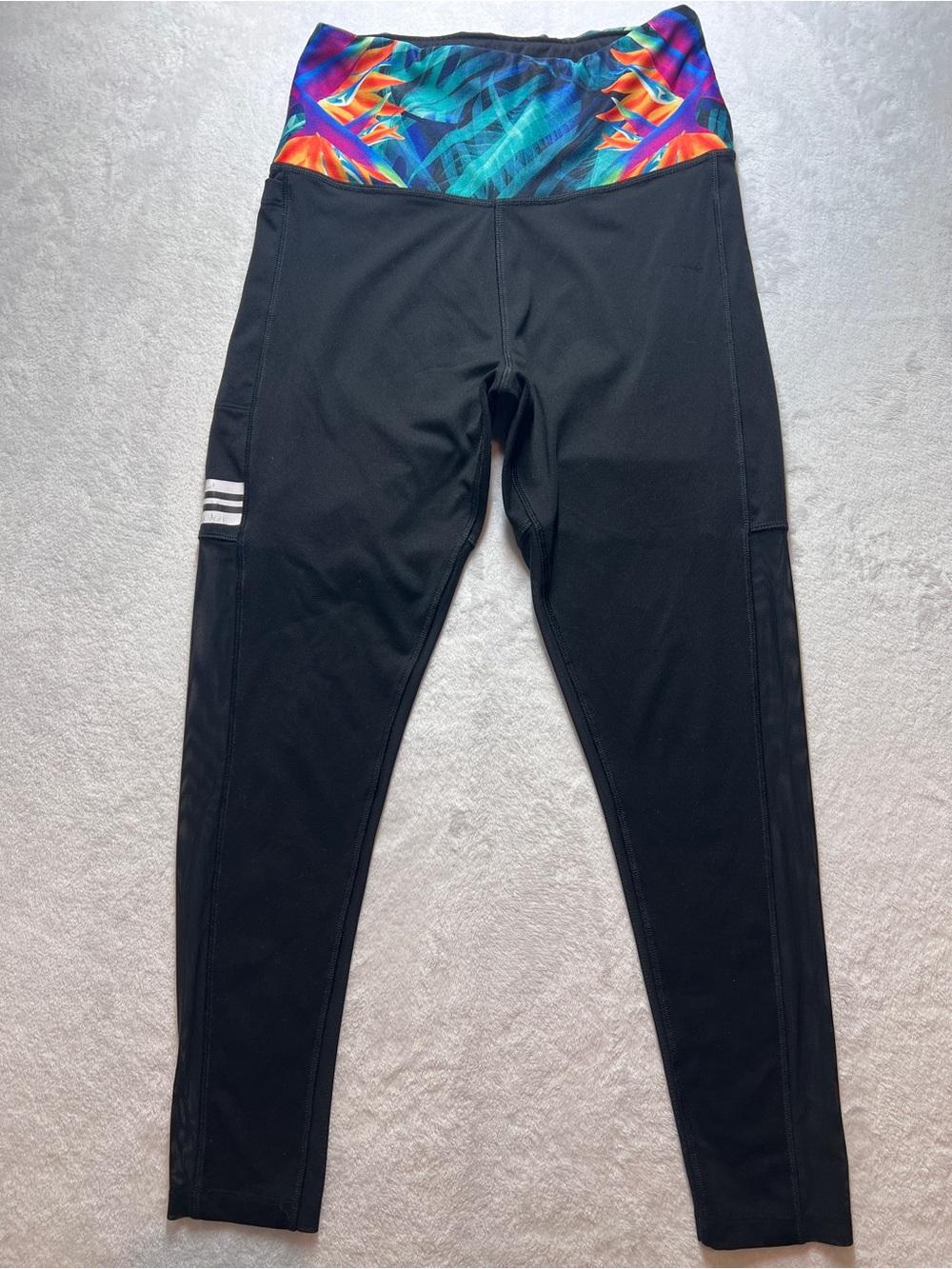 PINK Victoria Secret Ultimate Tropical Sheer Leggings Small